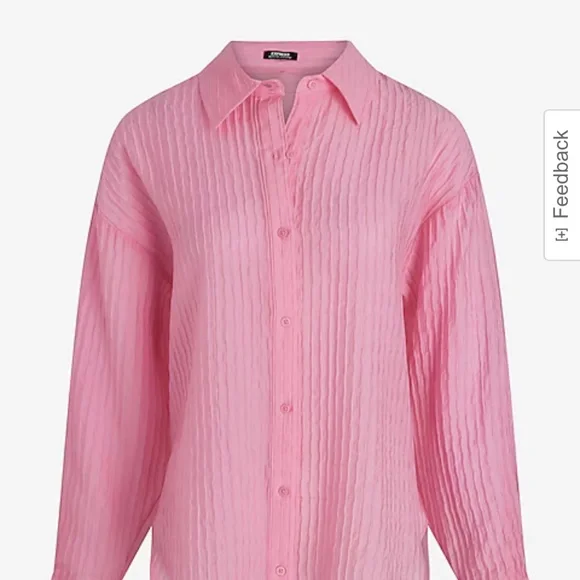 Express pleat crinkle dress shirt - Picture 2 of 7